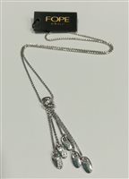 Collana Fope Donna in Oro bianco Diamante 968C - 968C